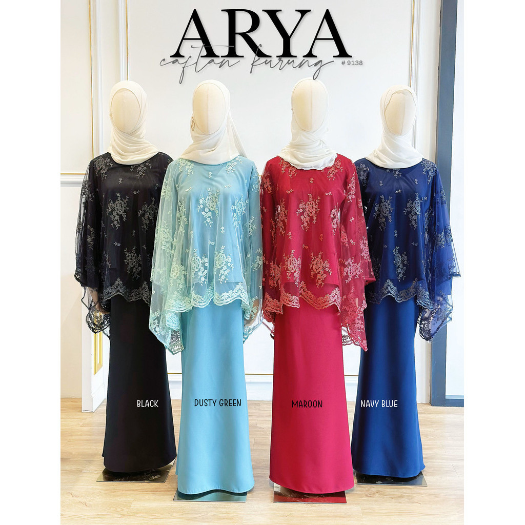 ❗️New Arrival ❗️ ARYA CAFTAN KURUNG MODERN (MAROON) 9138