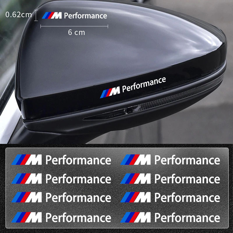 5pcs Car Interior Sticker Central control Decals Emblem Badge Car Styling For BMW M E46 E39 E90 E60 F10 E34 E30 F20 E92 M3 M5 X5 X6