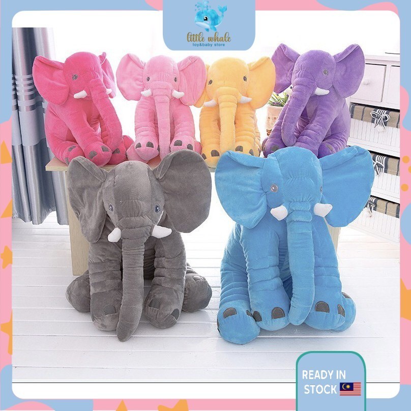 M'Sia Stock30cm/40cm/60cm Elephant Plush Toys Soft Toys / Elephant Doll Big Size