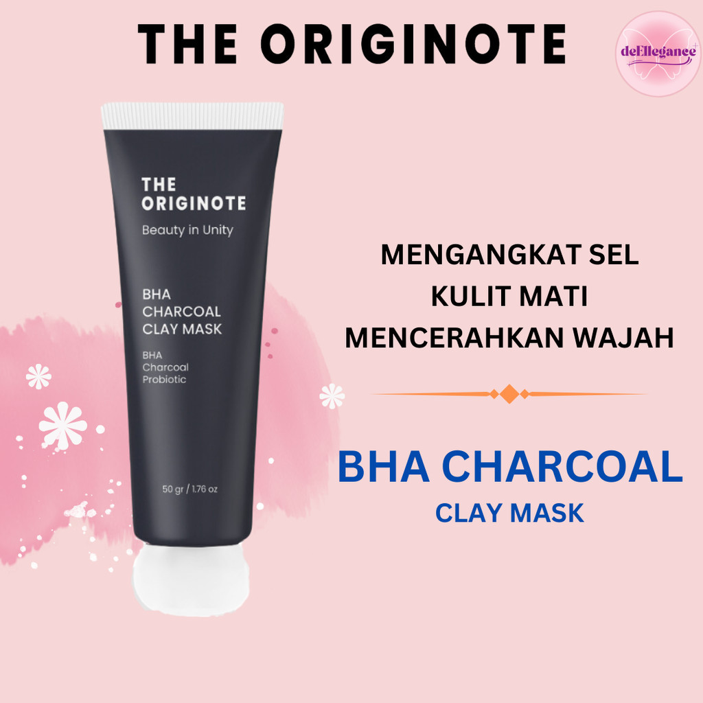 The originote the originote BHA Charcoal Clay Mask - Exfoliating Mud Mask Facial Mask Removes Excess Oil with Charcoal BHA Facial Mask the originote all skincare Products