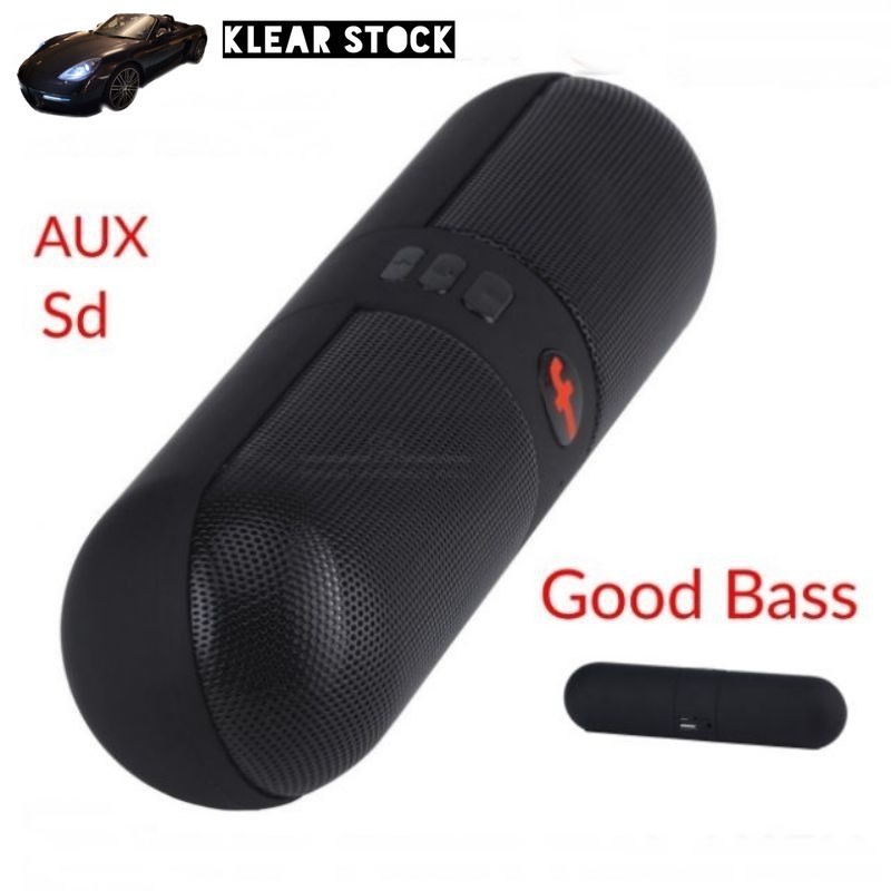 Speaker Bluetooth Portable Wireless Bluetooth Scooter Stereo Bass Kuat Smart Phone Laptop Hifi AUX SD Card