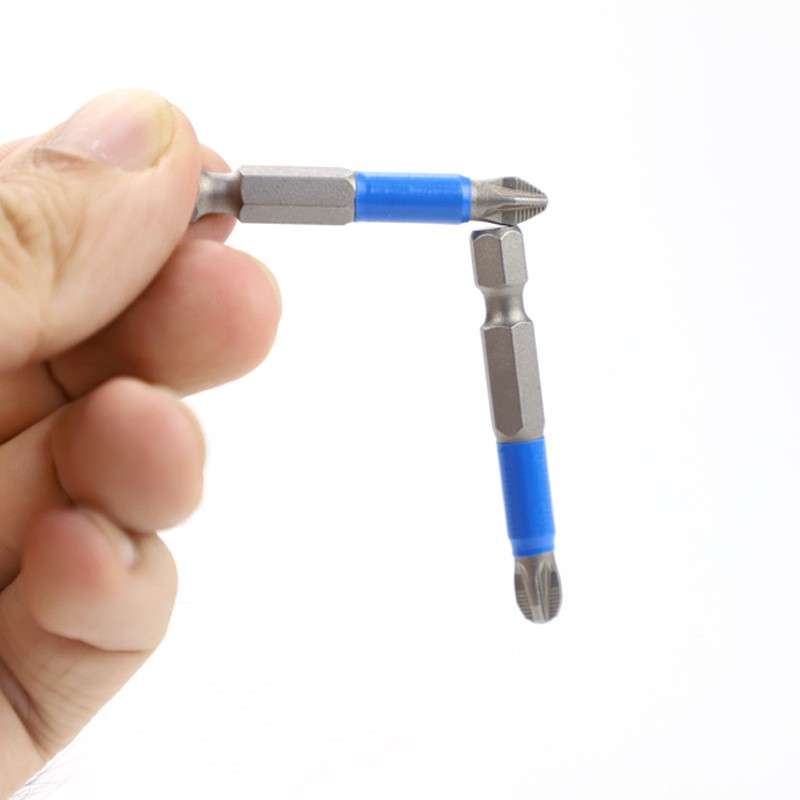 Magnetic Anti-Slip Screwdriver Drill Bit 7Pcs Cross Head 25/50/65/70/90/127/150mm, Magnetic PH2 Standard Phillips Bits S