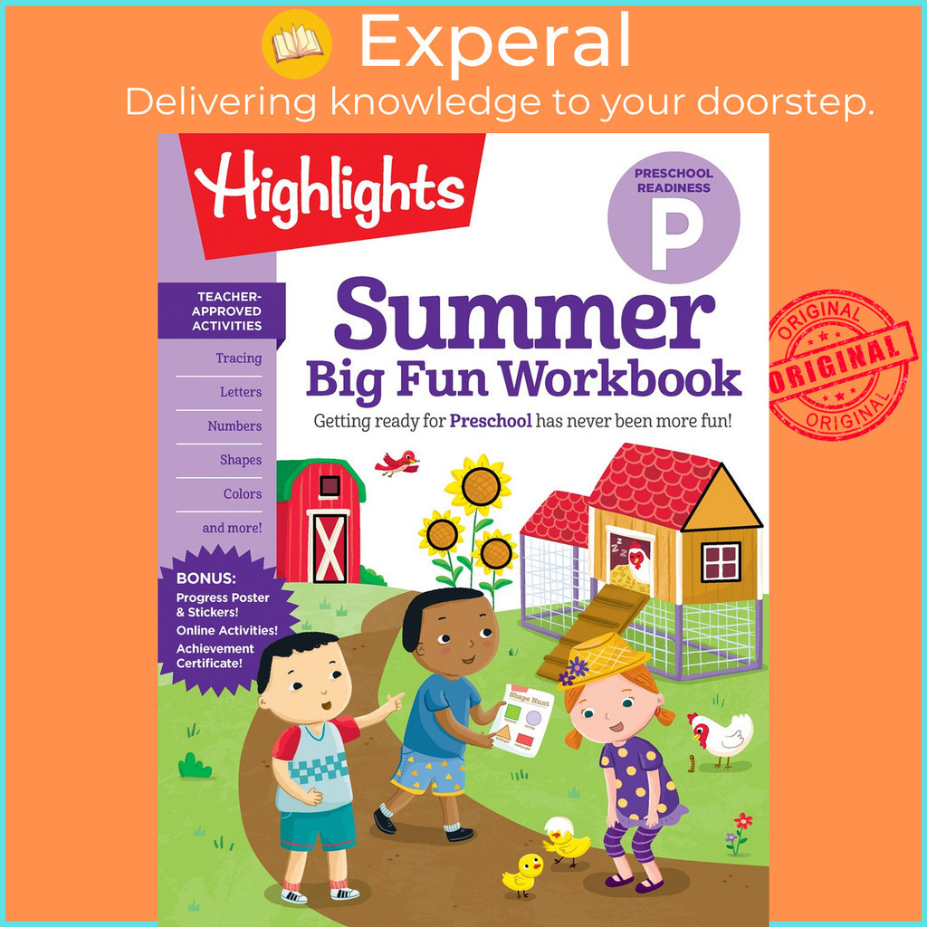 [English - 100% Original] - Summer Big Fun Workbook Preschool Readiness by Highlights Learning (US edition, paperback)