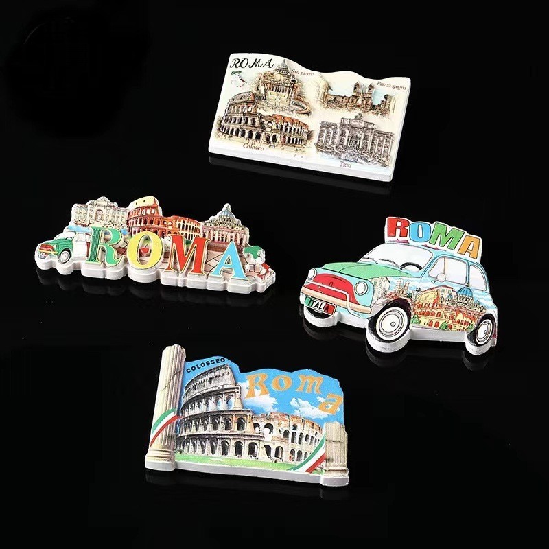 Refrigerator Magnets Italy Rome Florence Venice Vatican Tourist Souvenirs Landscape Decoration Stickers Refrigerator Stickers Gifts