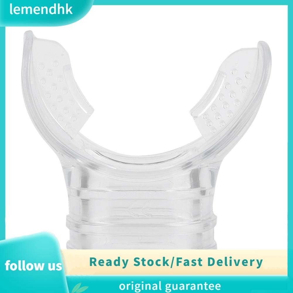 Lemendhk Scuba Diving Snorkel Mouthpiece Bite Regulator PVC Professional Standard Non-toxic Equipment