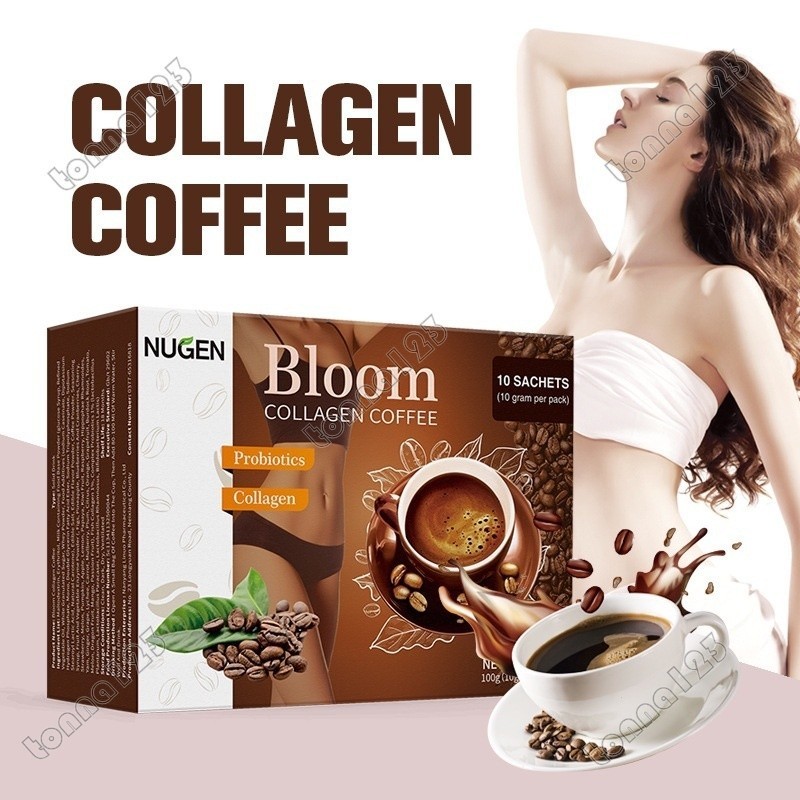 Bloom Glutamine Coffee Collagen Coffee COLLAGENCOFFEE White Coffee