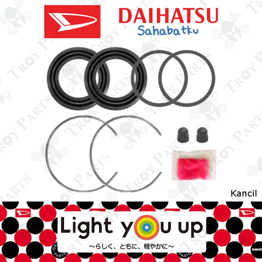 51.5mm Original Daihatsu (Front) Disc Brake Caliper Repair Kit (Full/Half) 04479-97201 Perodua Kanci