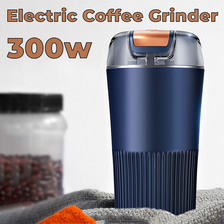 Portable Grinder Mini stainless steel Electric Coffee Bean Grinder Herbs Salt Pepper Spices Nuts Grains Powder Crusher