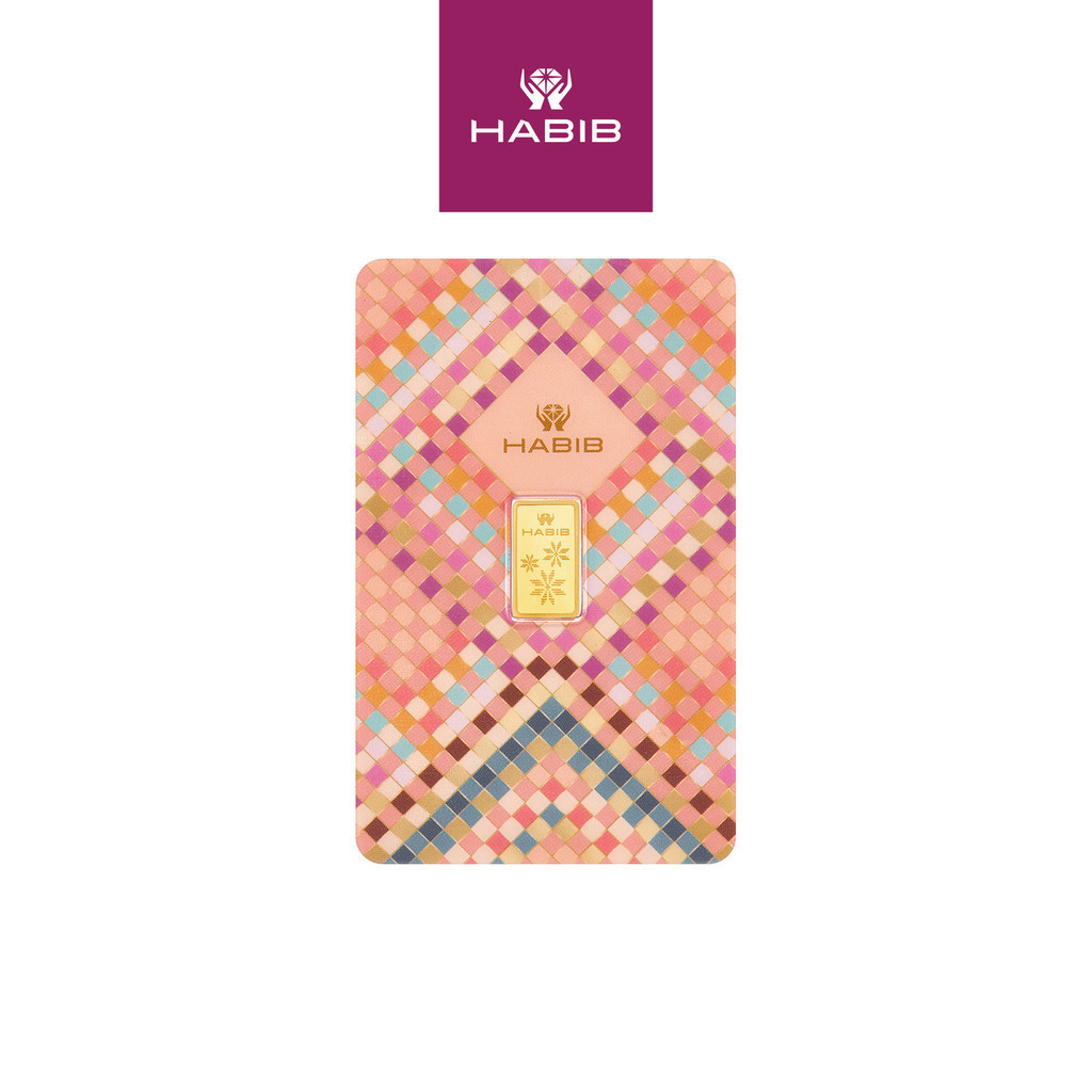 HABIB 2.5g 999.9 Gold Bar (Anyaman) Manufactured By LBMA Goods Delivery Refiner