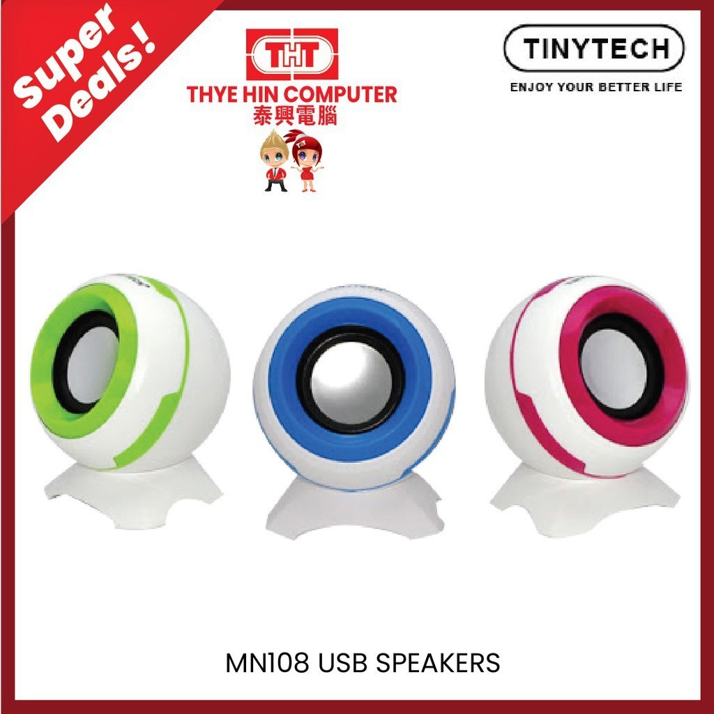 TINYTECH MN108 USB SPEAKERS