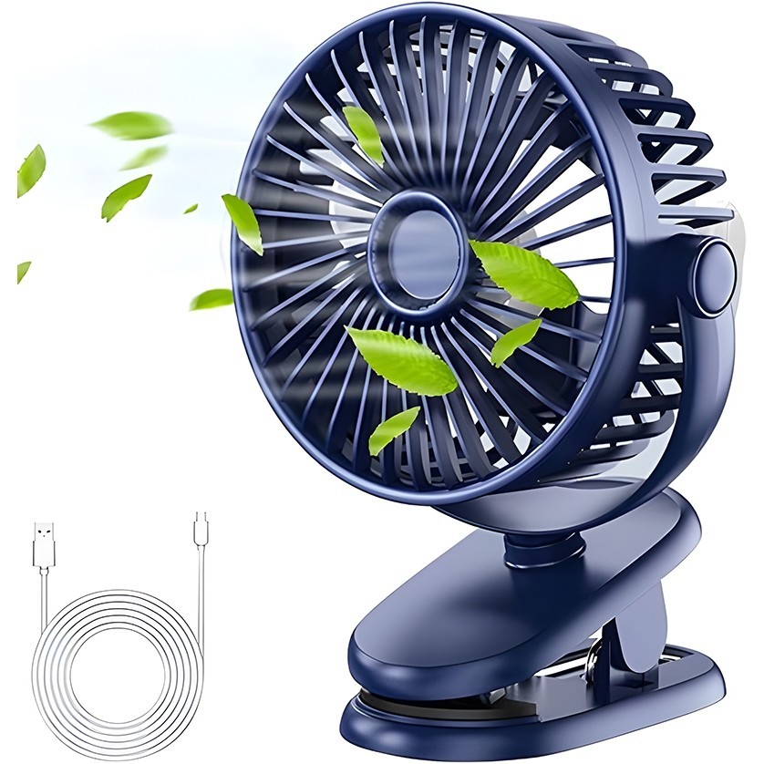 USB charging fan office silent small fan desktop portable mini fan Strong Wind Mini Cooling Fan Baby Stroller Table Fan