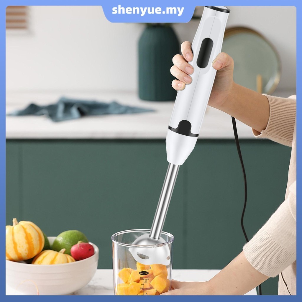 Immersion Blender Multifunctional Hand Blender Household Handheld Immersion Blender Electric Stick Blender Kitchen Gadget Blender Stick SHOPSBC7756