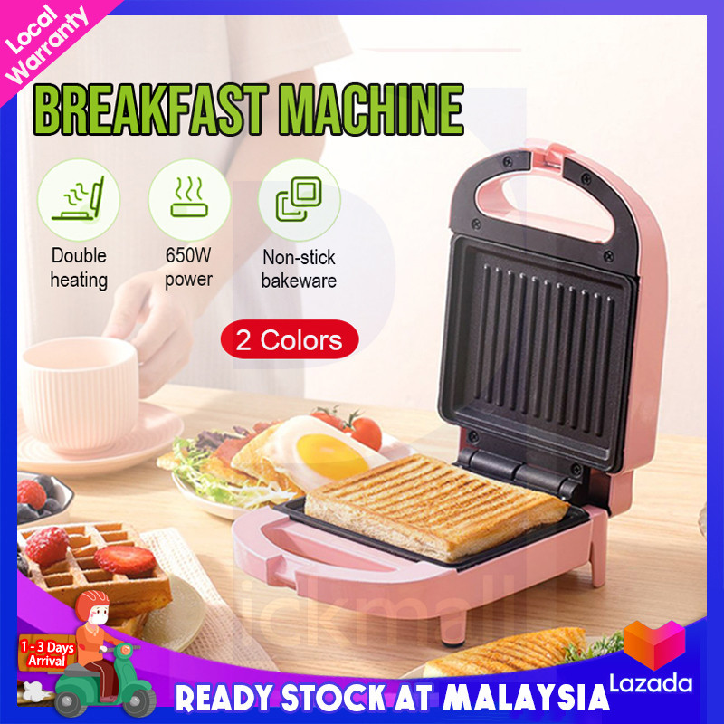 Electric Sandwich Maker Waffles Maker Bubble Egg Cake Oven Breakfast Waffle Machine Egg Cake Oven Pan Non Stick Bread