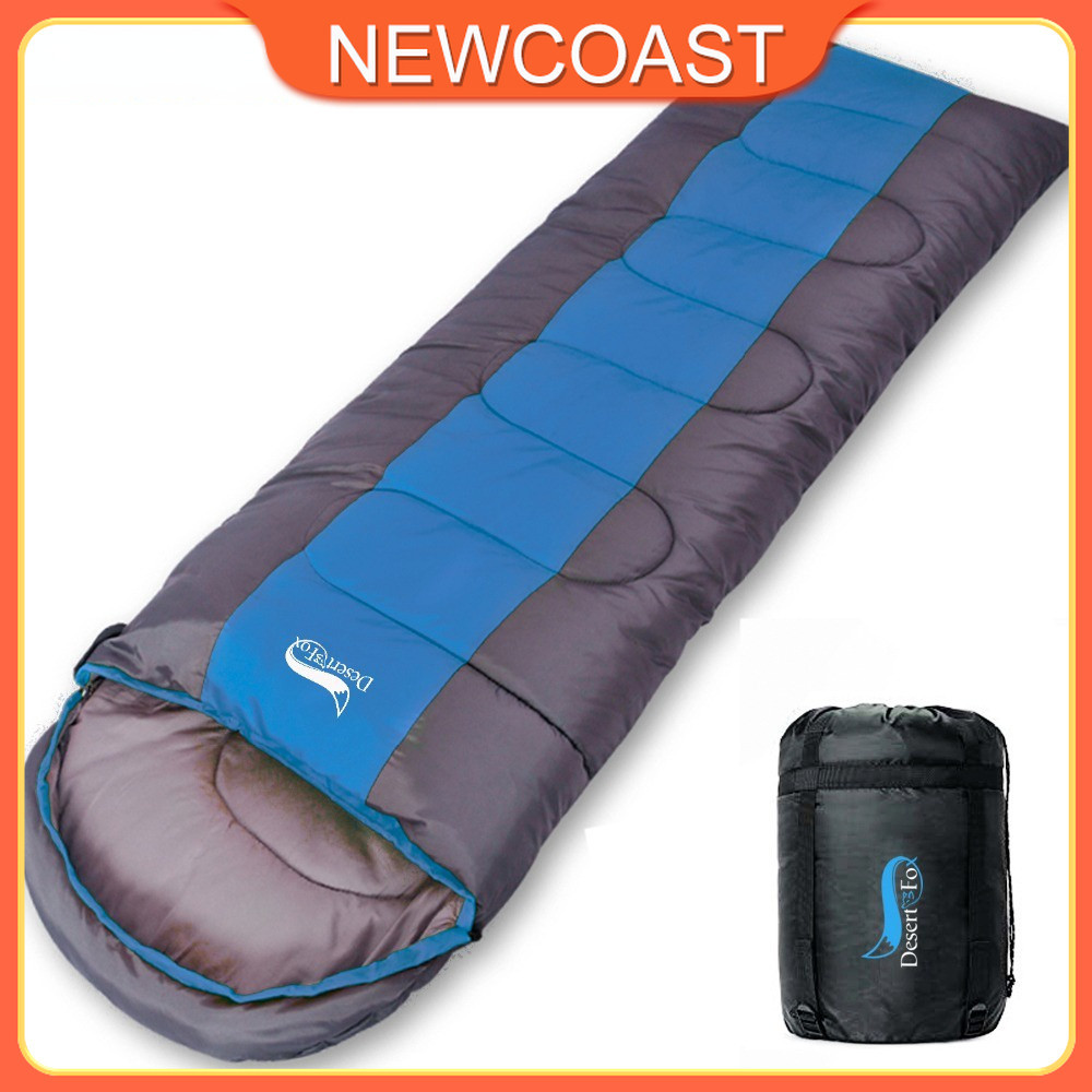 Kemah Camping Sleeping Bag Tebal Lightweight 4 Season Cold Envelope Backpacking Sleep Beg for Outdoor Traveling Hiking Equipment Envelope