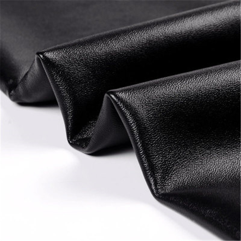 Must Purpose Women Fashion High Waist Pants PU Leather Waterproof Stretchy Leggings Black Glossy Shiny Reliable Premium - Image 3