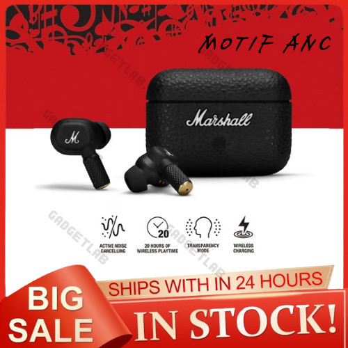 New Mar_shall Motif ANC True Wireless Blue-tooth Headset Subwoofer Waterproof Music In-ear headphones TWS Stereo Earbuds