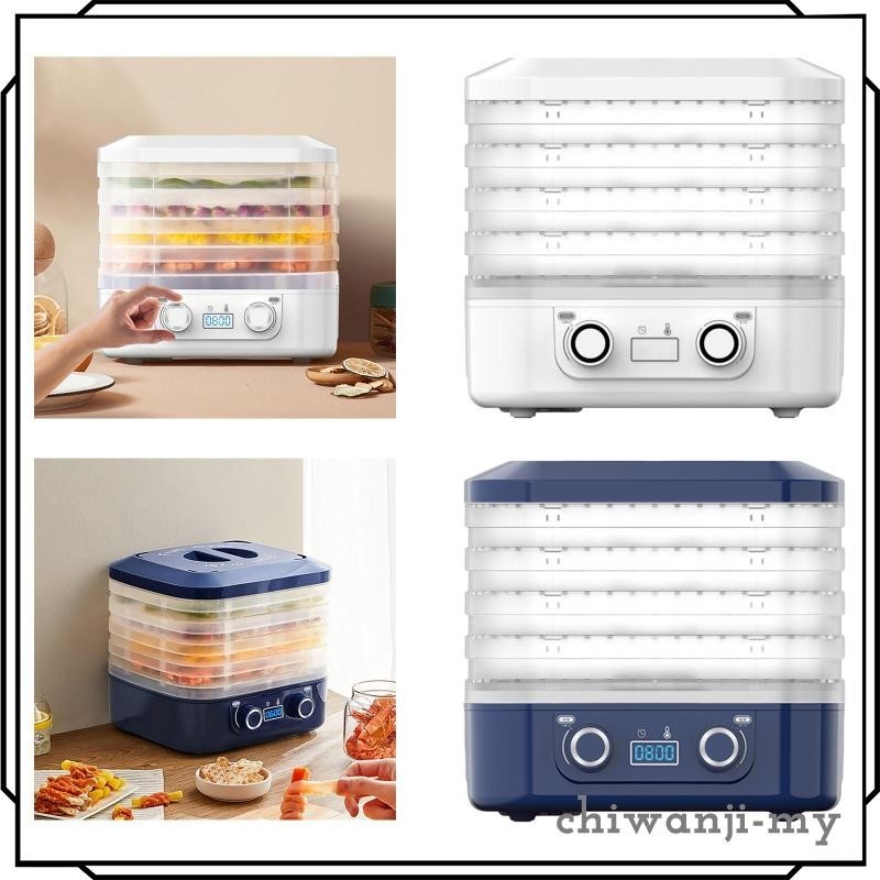 [ChiwanjifcMY] Electric Food Dryer Temperature Control, 5 Trays Stackable, Food Fruit Dryer Machine, Vegetable Dryer for Fruit ,Pet Food