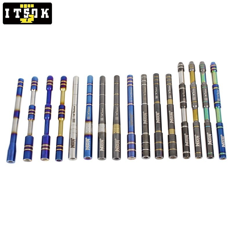 【ITSOK】New 13cm 15cm Stainless Steel Universal Roof Sports Racing Gold Black Colorful Burnt Blue Radio Aerial Mast Titan