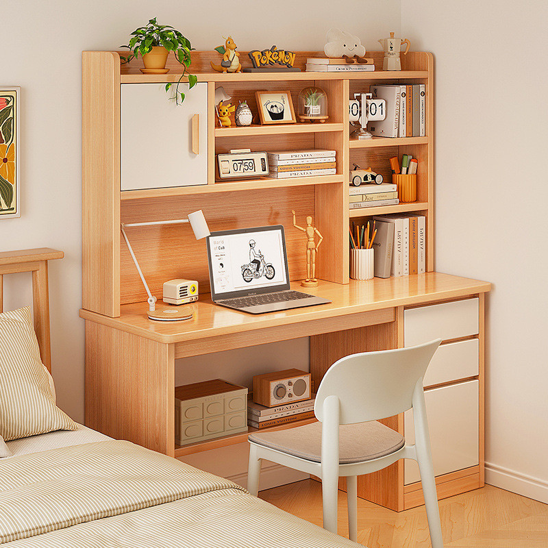 hanw  {Sg Household Student hanw Sales} Bookshelf Bookcase Integrated Computer Writing Desk Study Table with Drawer Multiple Sizes {Sg Sales}   anwg