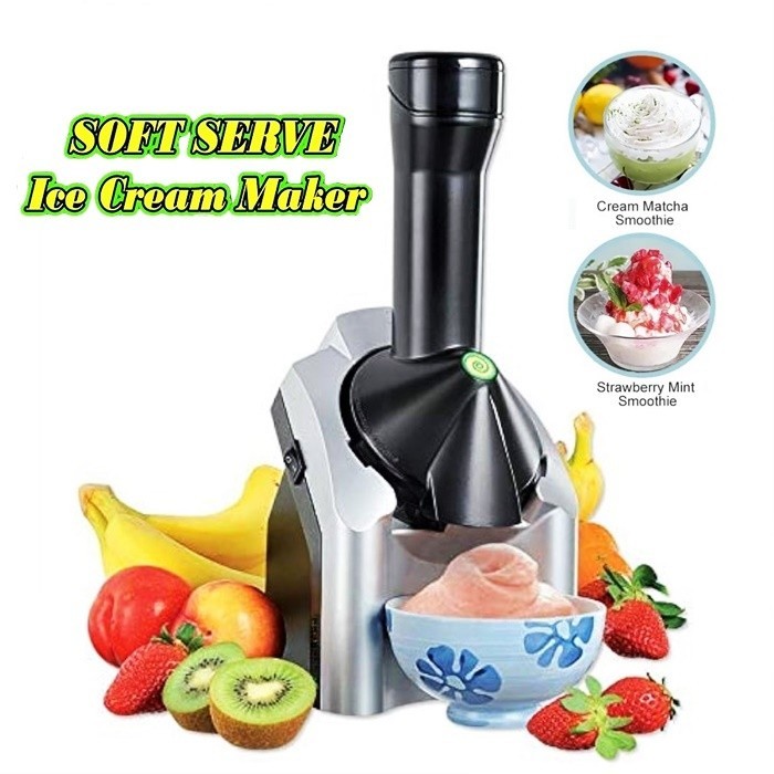 JOYLIV-DIY Fruit Ice Cream Maker Machine / Sejuk Beku Frozen Fruit Ice Cream Maker (Size: 35cm x 16cm x 17cm) kitchen