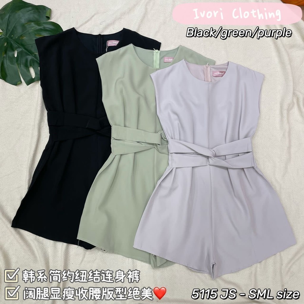 IVORI 5115 Jumpsuit 连体裤🔥原价RM89❤️优惠RM79 casual wear lovito