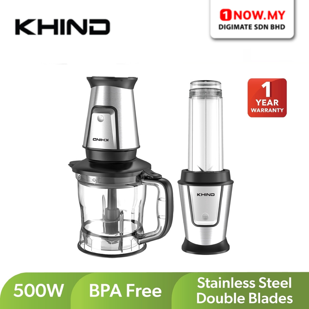 KHIND Versatile Multi Blender Chopper BLC129 | BPA Free Powerful Motor Mesin Buat Jus 搅拌机
