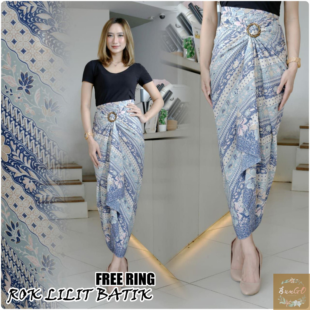 Reliable Have ROK LILIT BATIK BAWAHAN KEBAYA KAIN SERUT INSTAN RING - Image 4