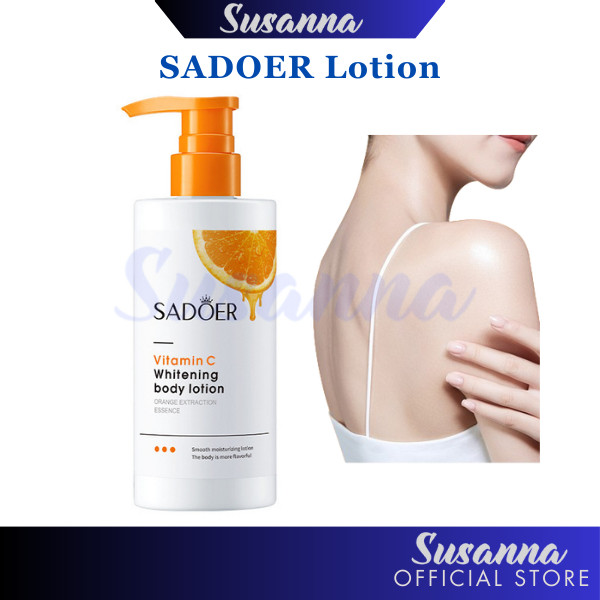 Susanna SADOER Lotion Vitamin C Whitening Body Losyen Lotion Whitening LoMoisture Hand Cream 美白身体乳 水润保湿 上朵身体乳