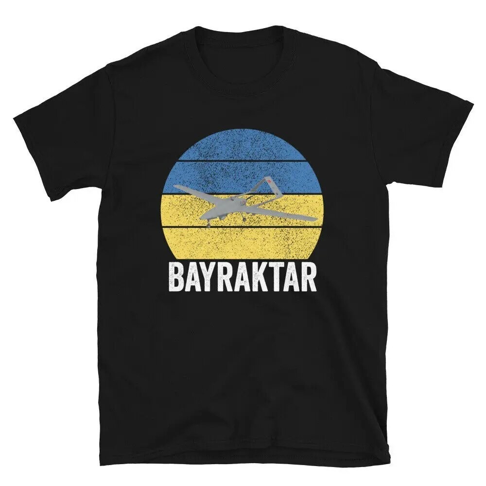 Turkish Drone Bayraktar Tb2 Drone In Ukraine Men Tshirt Tshirt