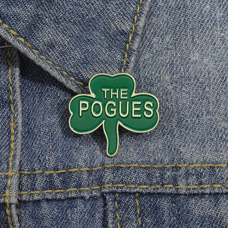 Celtic Punk Folk Band The Pogues Brooch Alloy Backpack Badge Clothing Accessories Music Peripheral Gifts