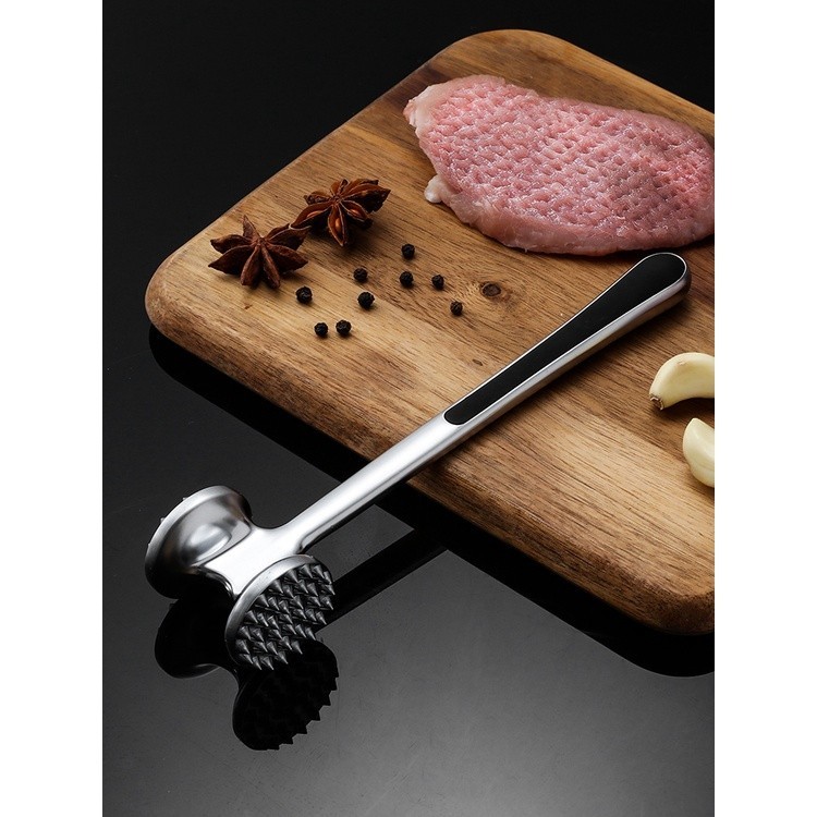 NEWHousehold meat hammer, kitchen meat tenderizer, meat hammer, rib breaker, commercial double-sided steak hammer 锤肉器