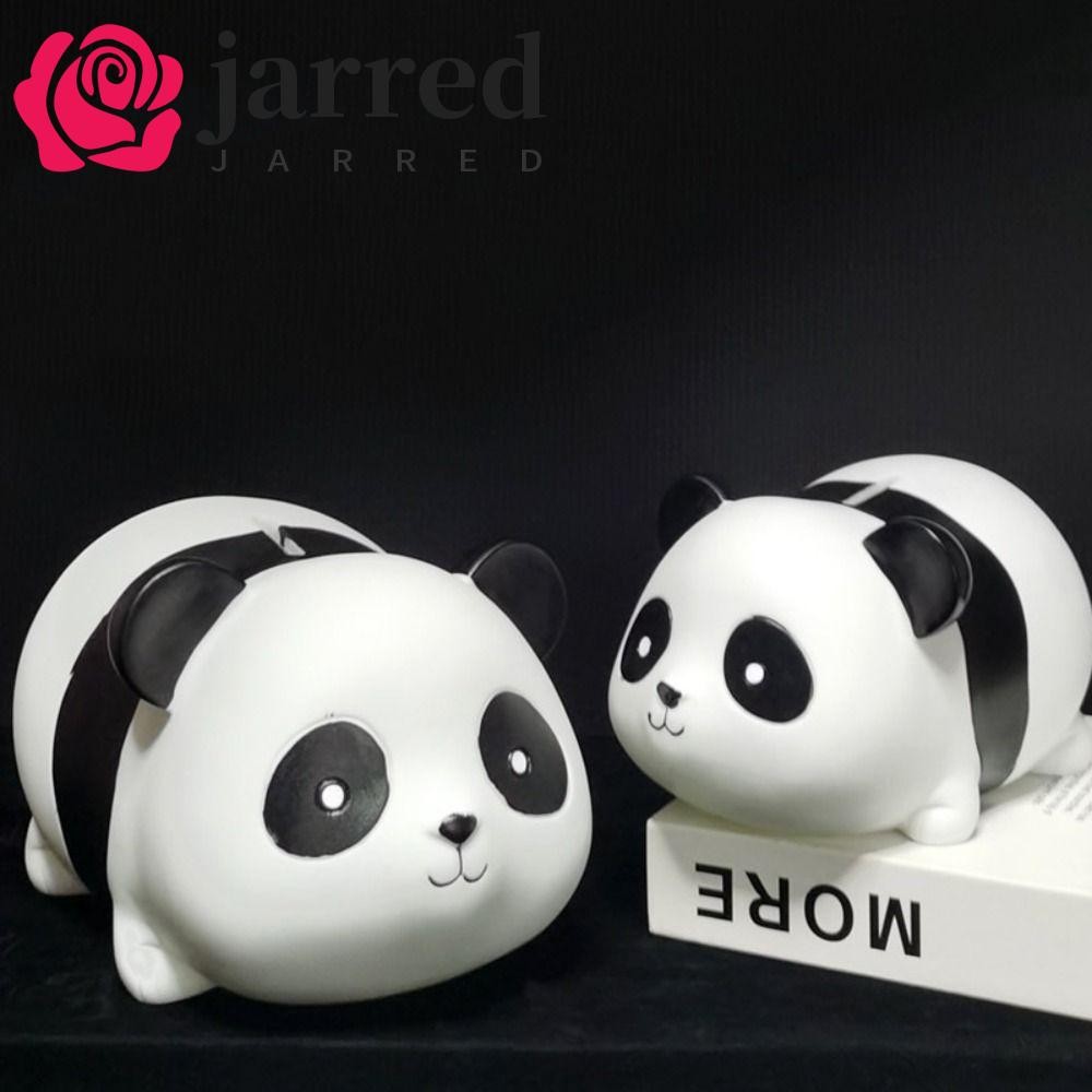 JARRED Panda Piggy Bank, Model Savings Tank Panda Money Saving Box, Money Organizer Jar Large Capacity Decorative Openable Kid Money Bank Kid Toy