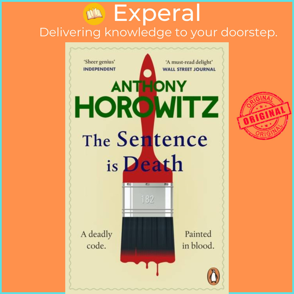 [English - 100% Original] - The Sentence is Death - A mind-bending murder my by Anthony Horowitz (UK edition, paperback)