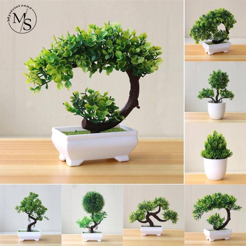 Artificial Plant Potted Grass Plants Bonsai Small Tree Faux Flower Decorations Home Decoration Flower Arrangement Creative Mini Party Garden Hotel