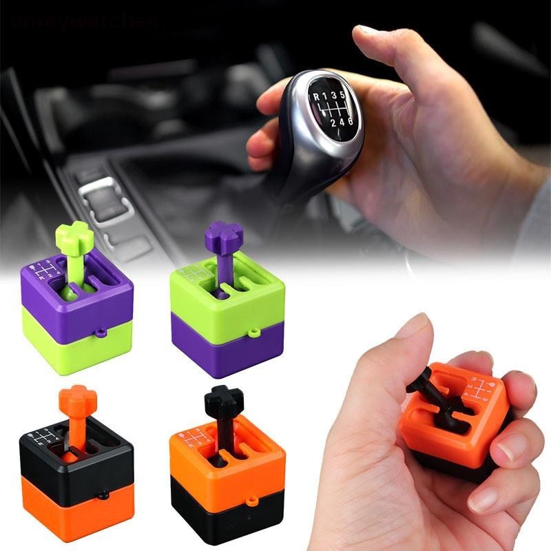 Sensory Fidget Toys Mini Car Gear Shift Keyring Key Chain Pendant Fidget Toys For Above 3 Years Boys Girls Teens aiamy