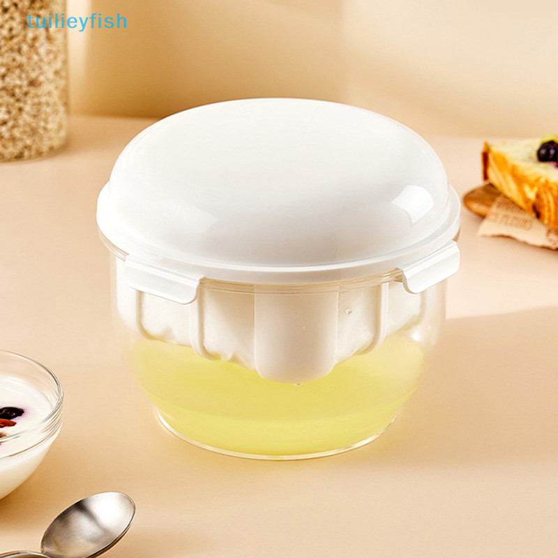 【tuilieyfish】 Coffee Yogurt Filter Maker Self-made Greek-Yogurt Soybean Milk Cheese Whey Separator Water Draining Fine Mesh Strainer 【IH】