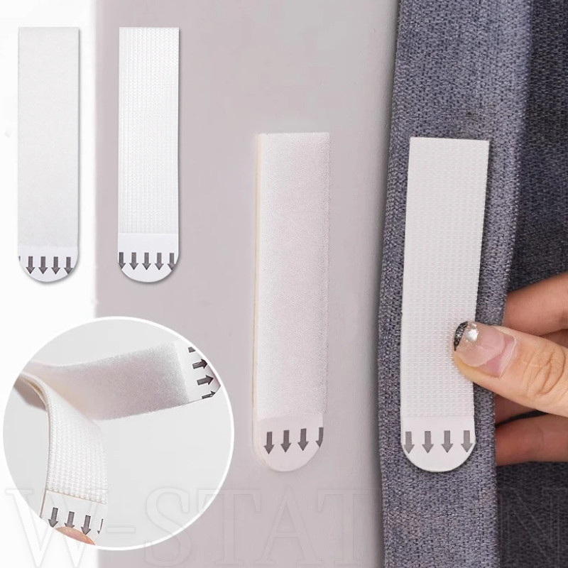 Multi-Purpose Curtain Gap Fixing Tape - Self-Adhesive Picture Frame Fixator - Car Carpet Gap Fixing Tape - Home Floor Foot Mats Anti Skid Patches - Home Office Photograph Organizer