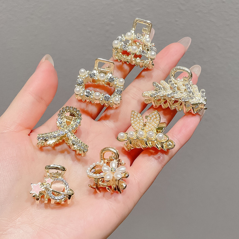 Small Grip Clip, Hair Clip for The Back of Women's Head, High Ponytail Headdress 精緻小抓夾
