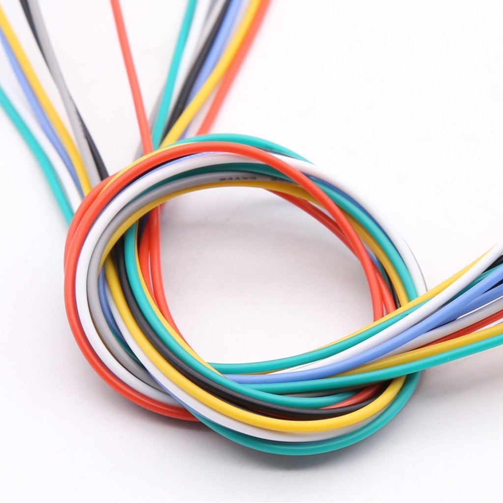 Essential Multi 1 Meter 22AWG Flexible Rubber Silicone Wire Cable 200℃600V Soft MulticoreWire Cables Black White Gr... - Image 3