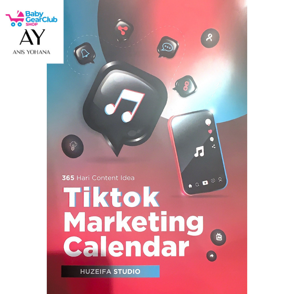 [BUKU AY 2024] 2024 Tiktok Marketing Calendar - Huzeifa Studio # (L74)