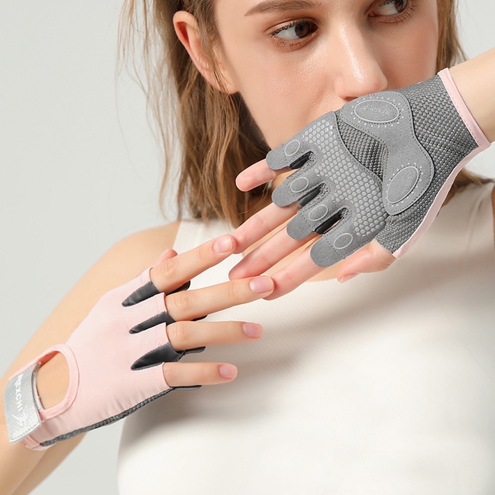 1Pair sports Cycling Work Out Gloves Gym Gloves for welightlifting gym hand gloves for Fitness,Bodybuilding,Crossfit Exercise weightlifting gloves for man woman