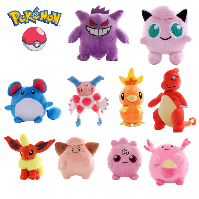 Pokemon comel mainan mewah Gengar Jigglypuff kartun roh koleksi merangkul kegembiraan zaman kanak-kanak & kenangan yang dihargai