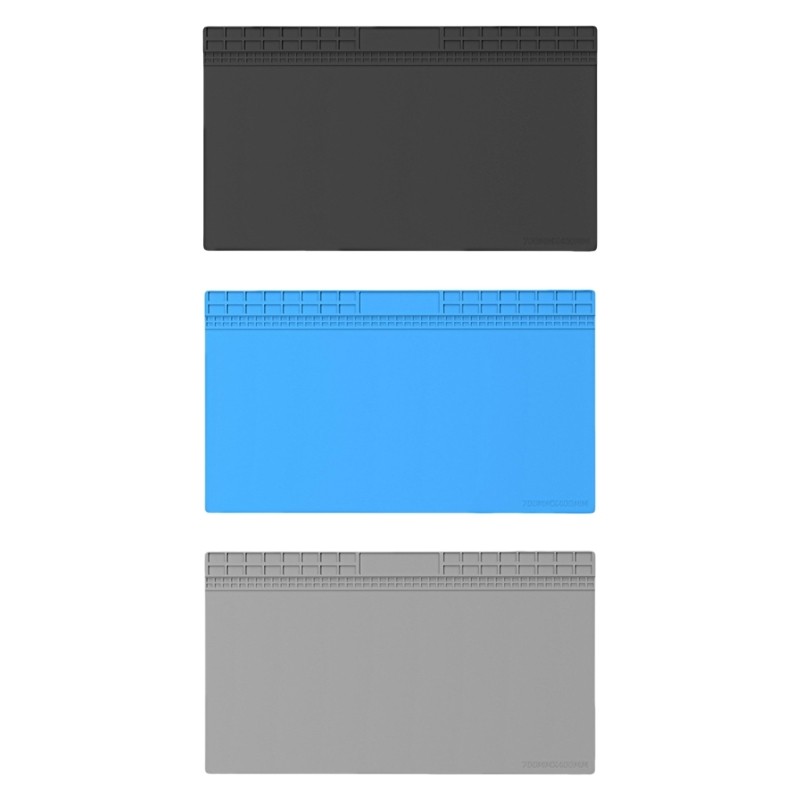 SAK Large Silicone Repair Mat Heat Resistant Anti Static Repair Pad Laptop Repair Mat for Electronics Laptop Maintenance