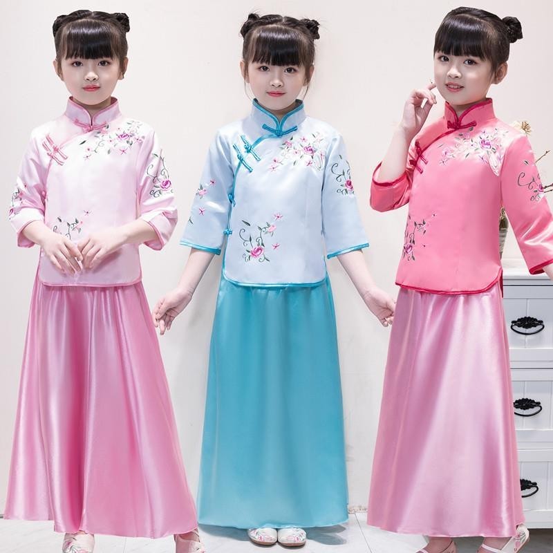 China style Republic of Miss May 4th costume female student suit set