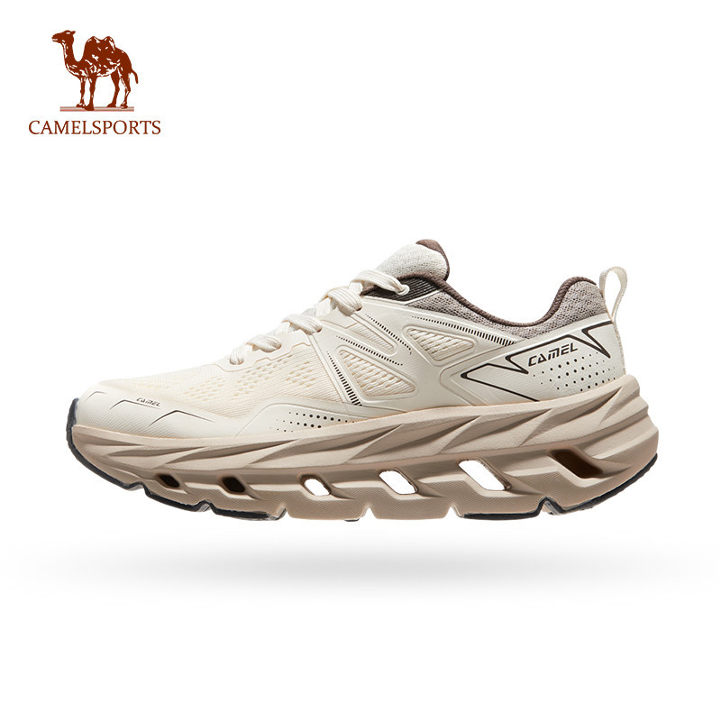 CAMEL SPORTS Breathable Mesh Casual Sneakers Non-Slip Soft Sole Cushioning Jogging Shoes