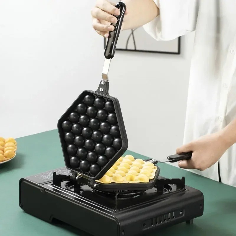 Pan Baking Utensils Non-stick Household Egg Waffle Mold Egg Waffle Premix Frying Tools Baking Egg Waffle Mold