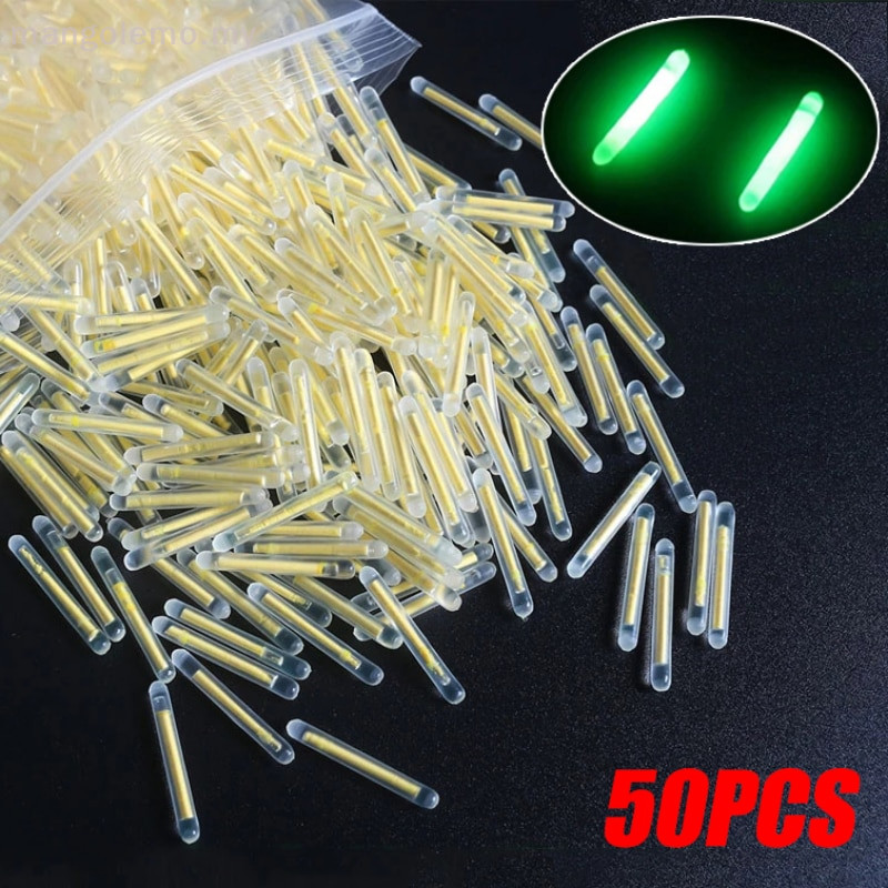 [MANGO] 50PCS/lot 2.2-4.5mm Light Night Fishing Float Rod Lights Dark Glow Stick Fishing GOOD