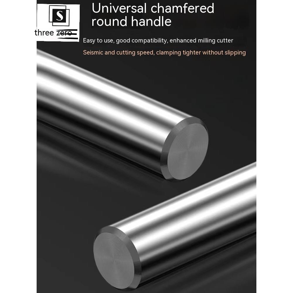 Purpose Essential 1-10mm HRC55 Carbide End Mill tungsten steel milling cutter CNC 4-blade coated flat bottom extended... - Image 2