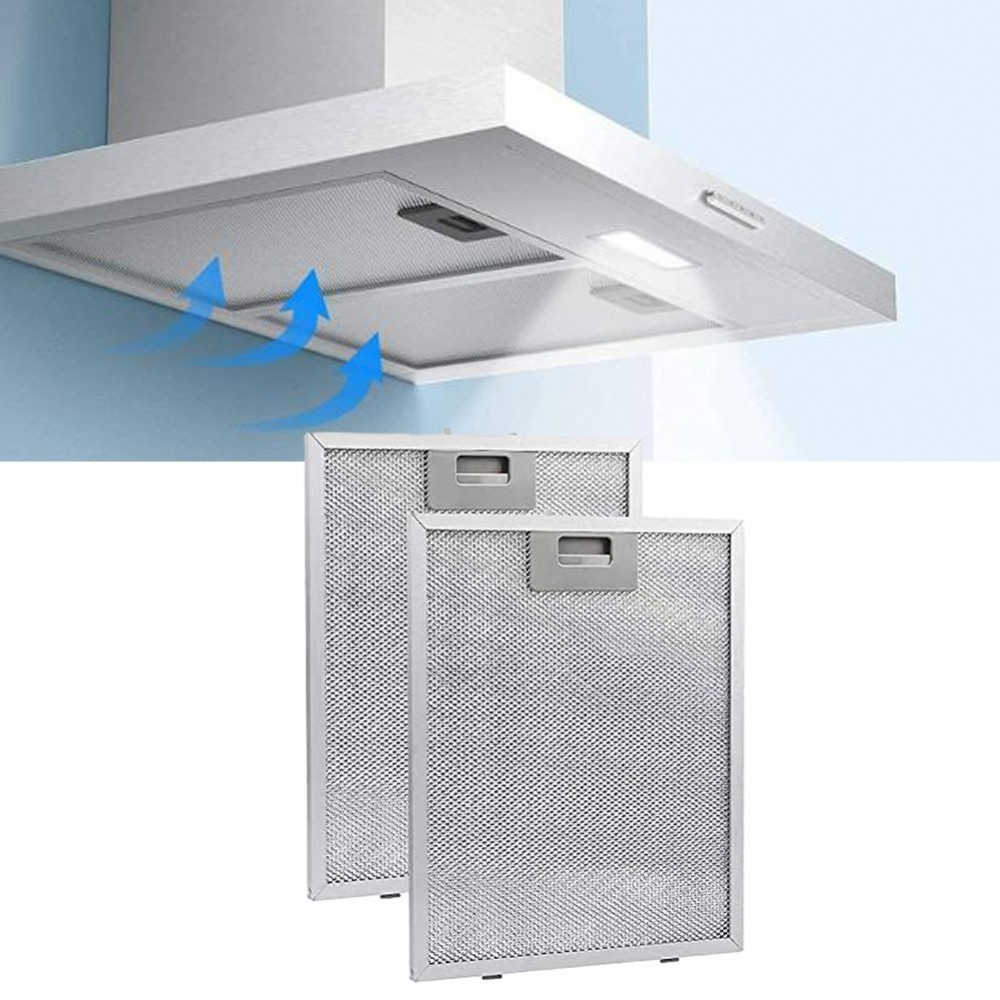 Stainless-Steel Cooker Hood Filters Metal Mesh Extractor Vent-Filter 320x260x9mm