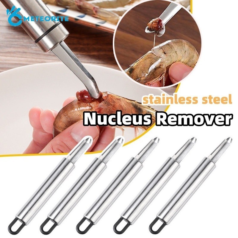 Creative Stainless Steel Shrimp Line Sheller Quickly Nuclear Removal Meat Digging Device Kitchen Gadgets